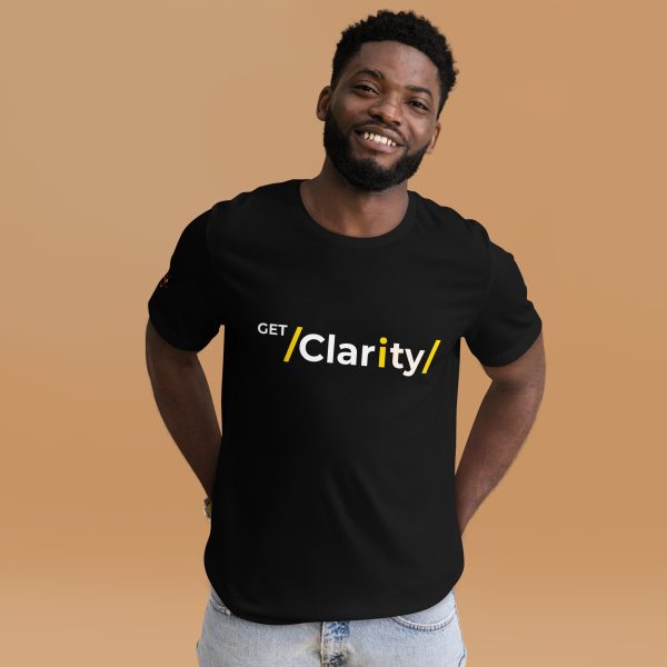 Get Clarity Tee – Bold Vision. Clear Purpose.