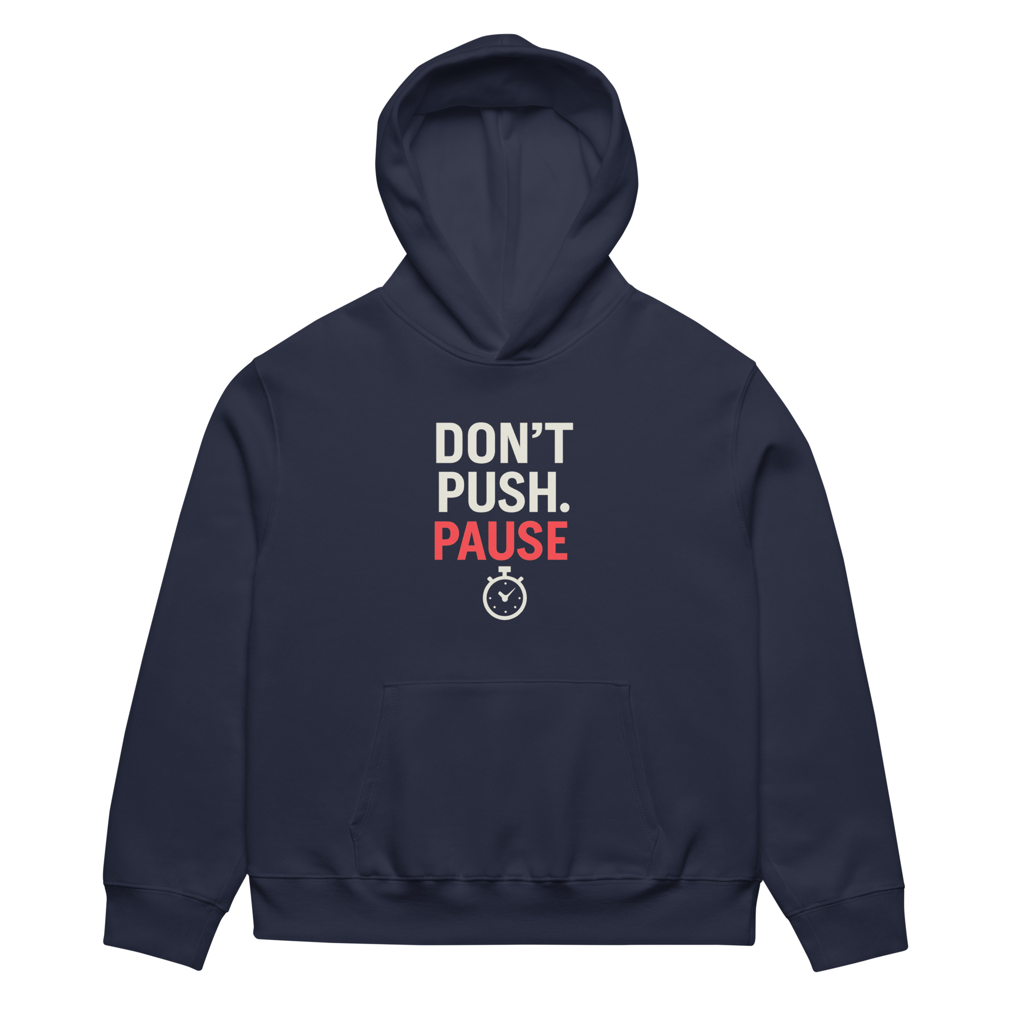 Don’t Push. Pause. - Oversized heavyweight Hoodie - Image 16
