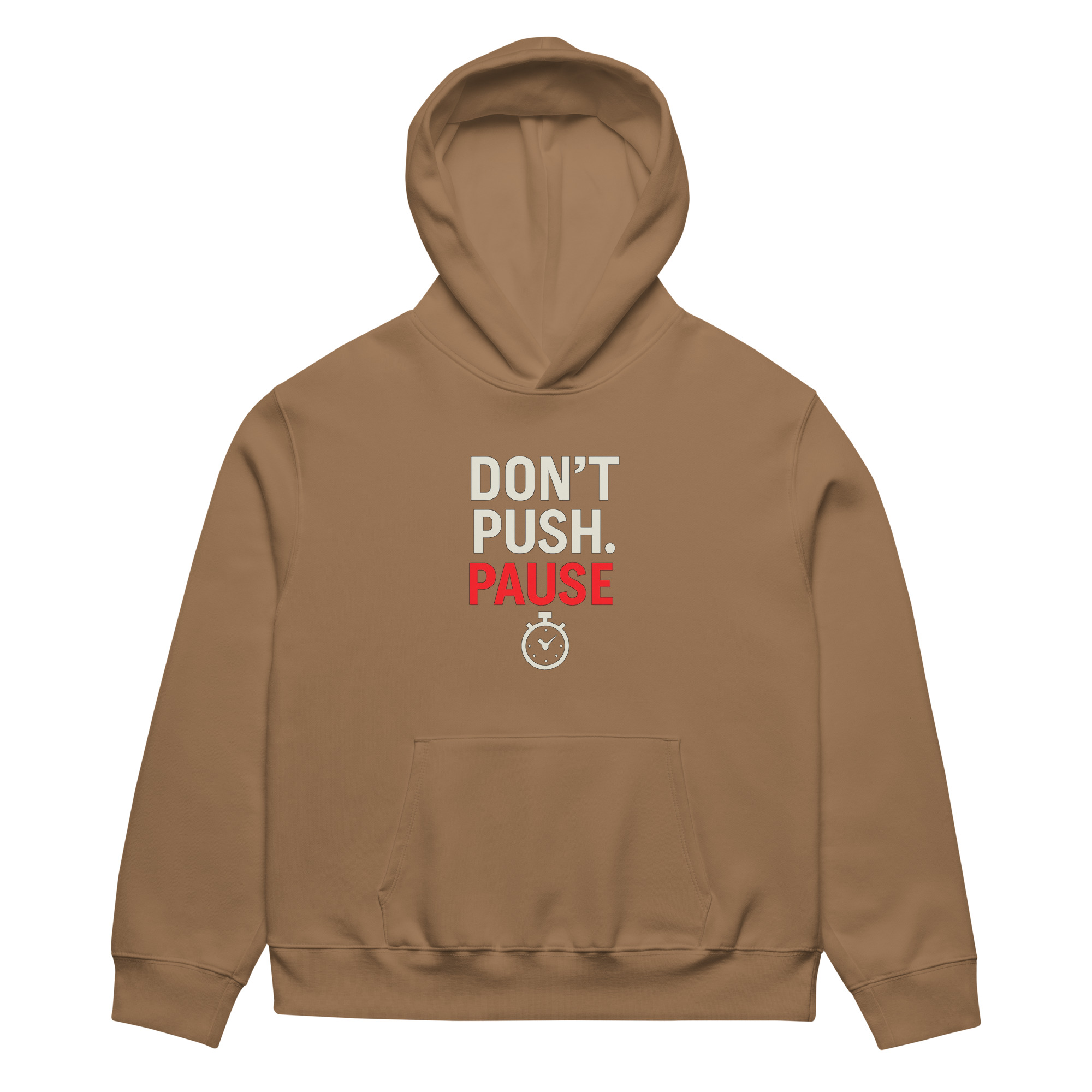 Don’t Push. Pause. - Oversized heavyweight Hoodie - Image 22