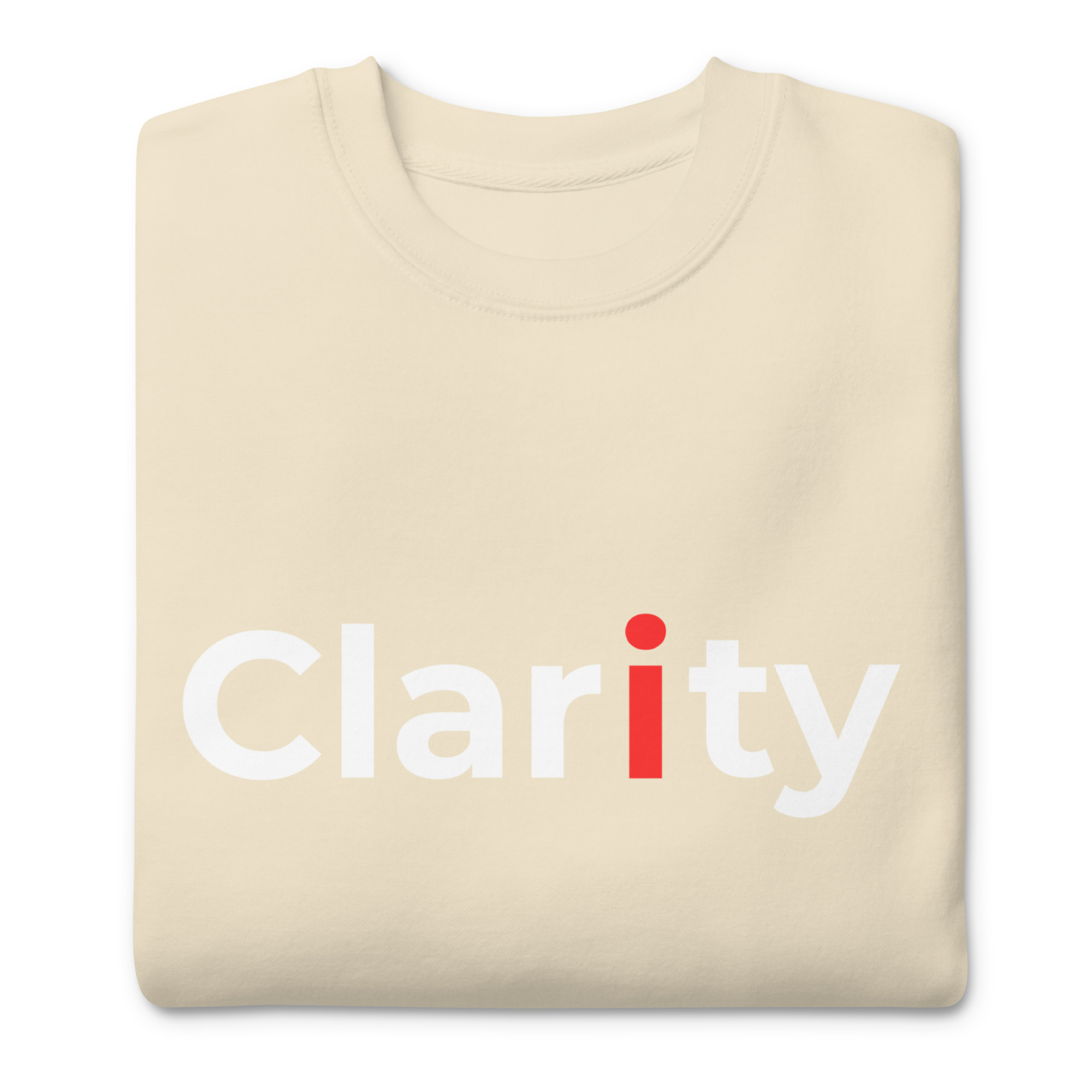 Clarity with red i - Unisex Sweatshirt - Image 16