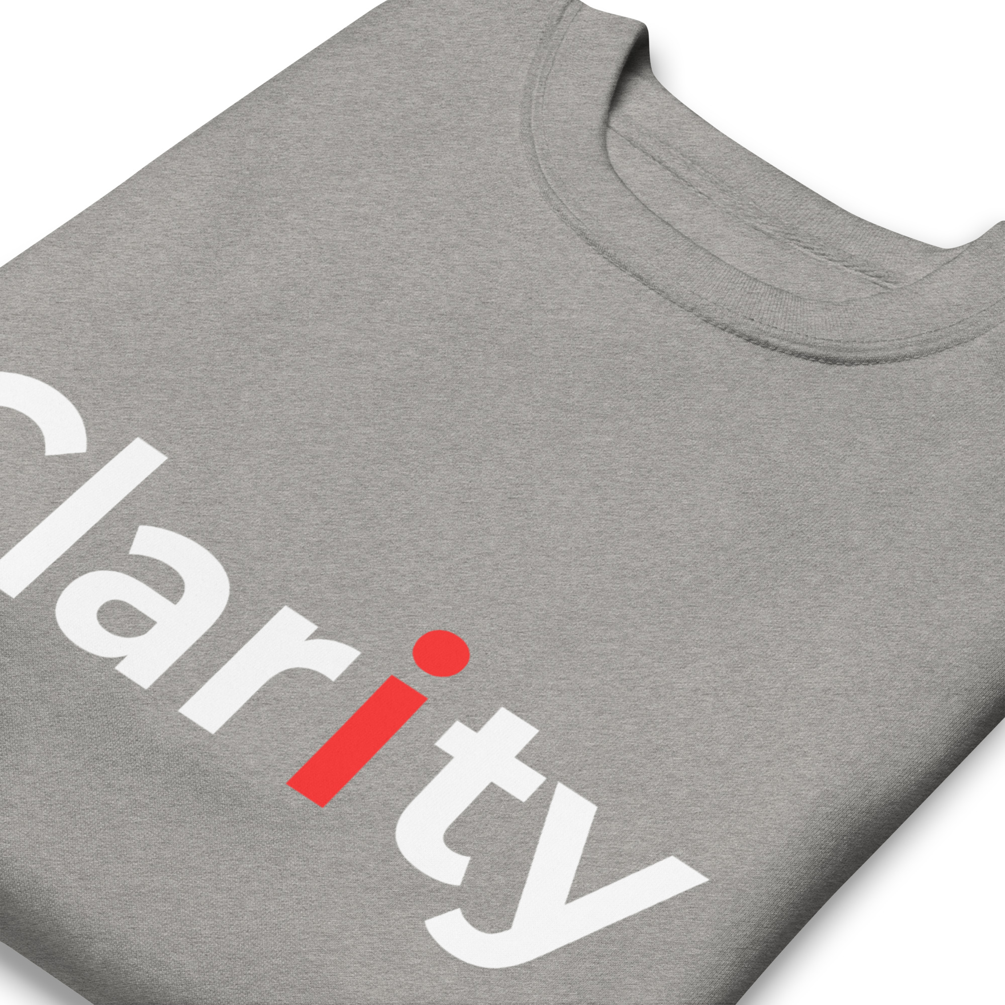 Clarity with red i - Unisex Sweatshirt - Image 15