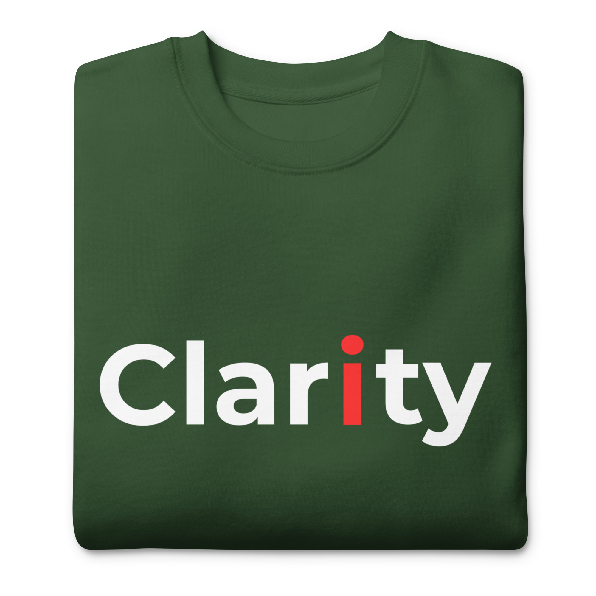 Clarity with red i - Unisex Sweatshirt - Image 14
