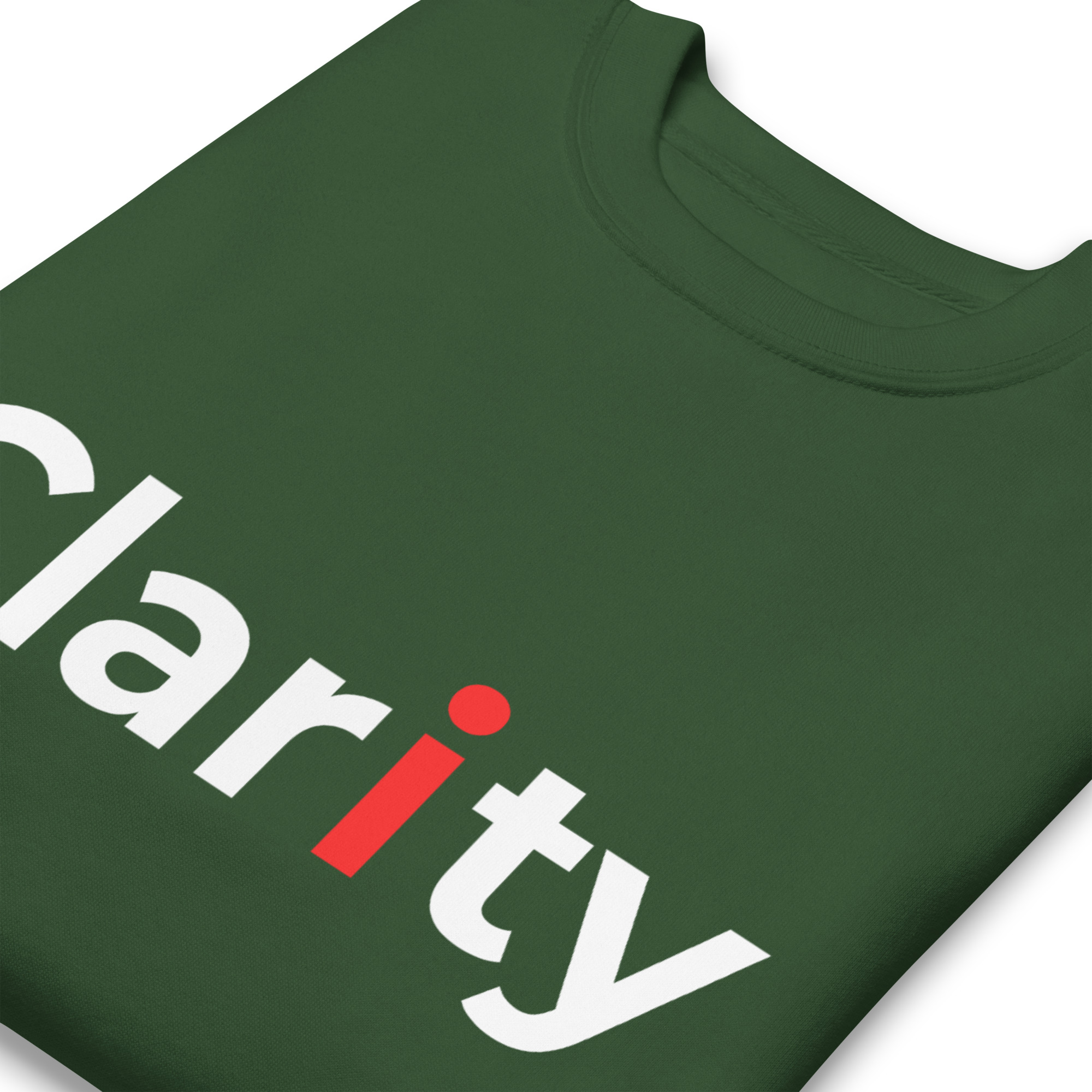 Clarity with red i - Unisex Sweatshirt - Image 13