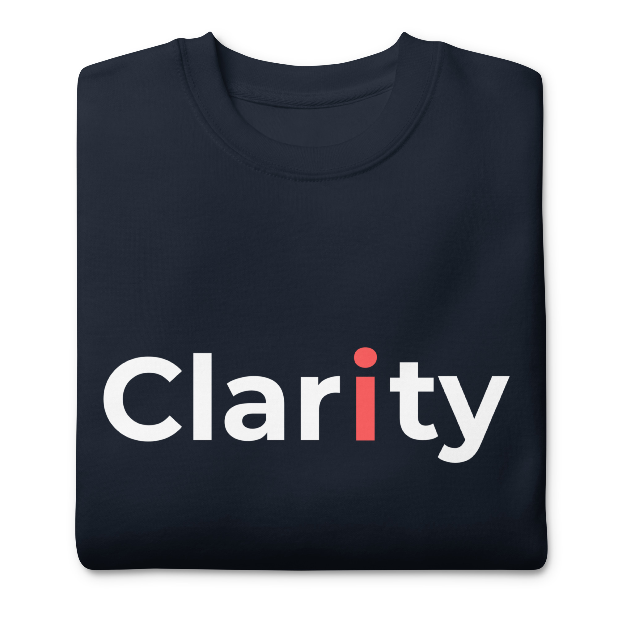 Clarity with red i - Unisex Sweatshirt - Image 7