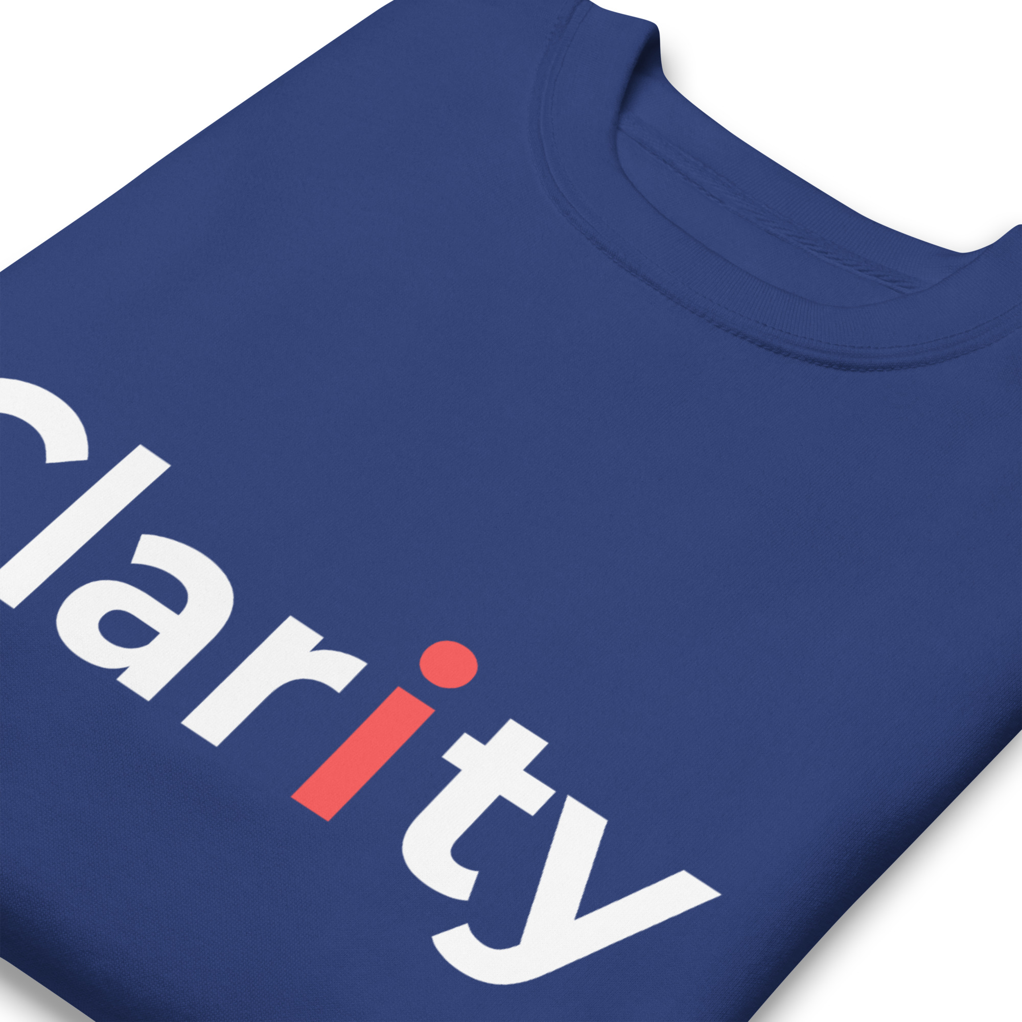 Clarity with red i - Unisex Sweatshirt - Image 10