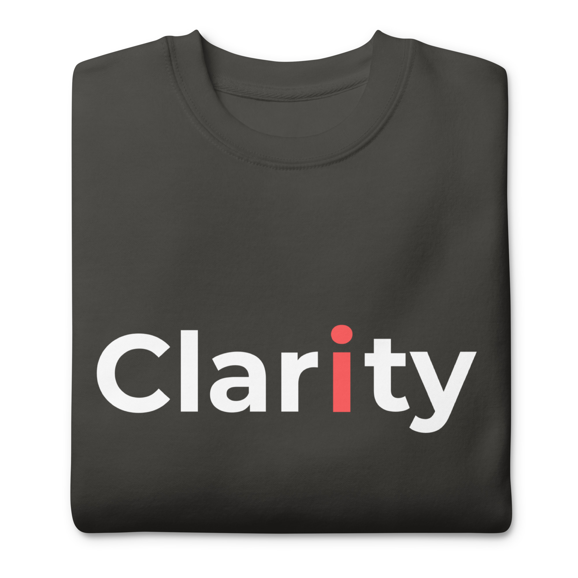 Clarity with red i - Unisex Sweatshirt - Image 12