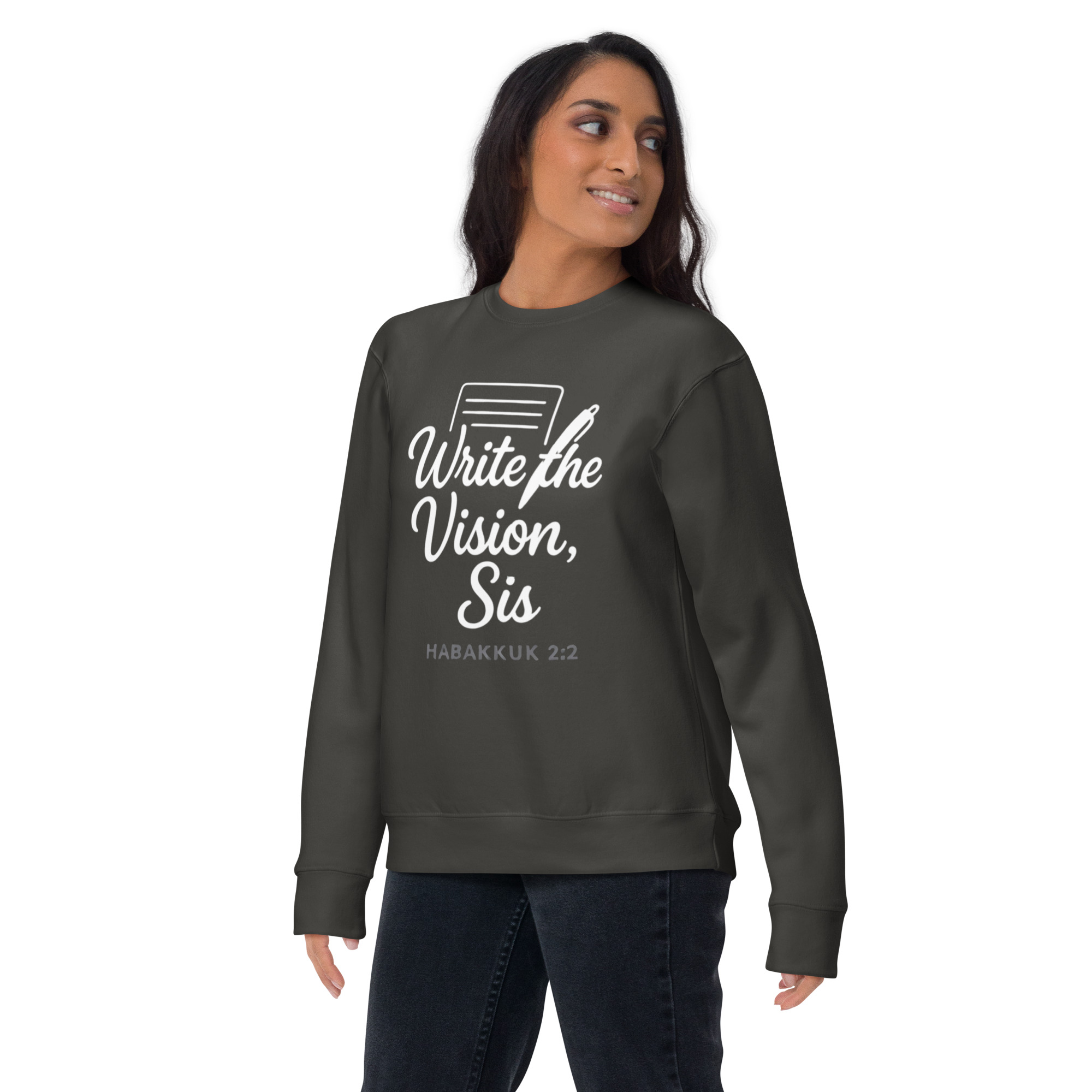 Write the Vision, Sis - Sweatshirt - Image 2