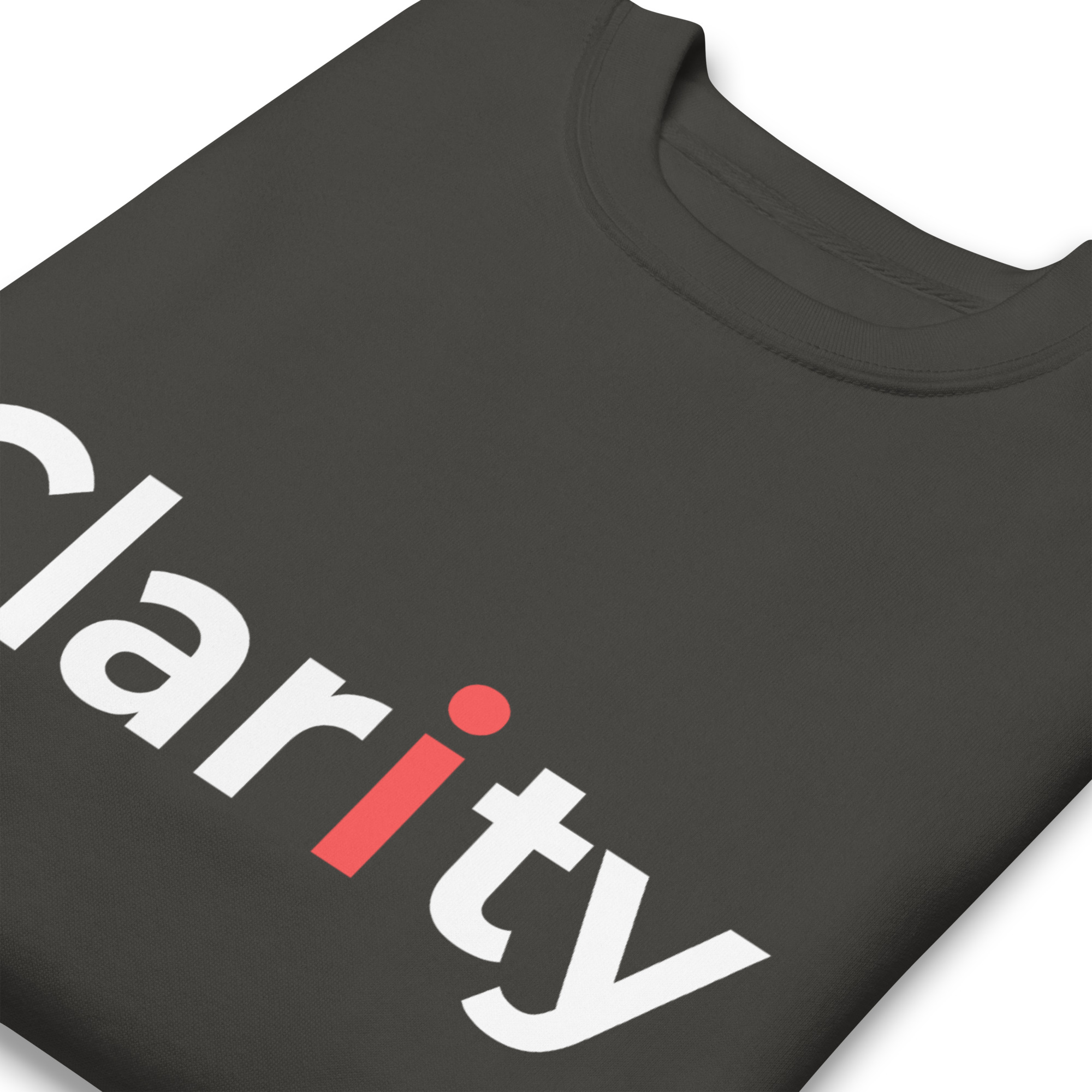 Clarity with red i - Unisex Sweatshirt - Image 11
